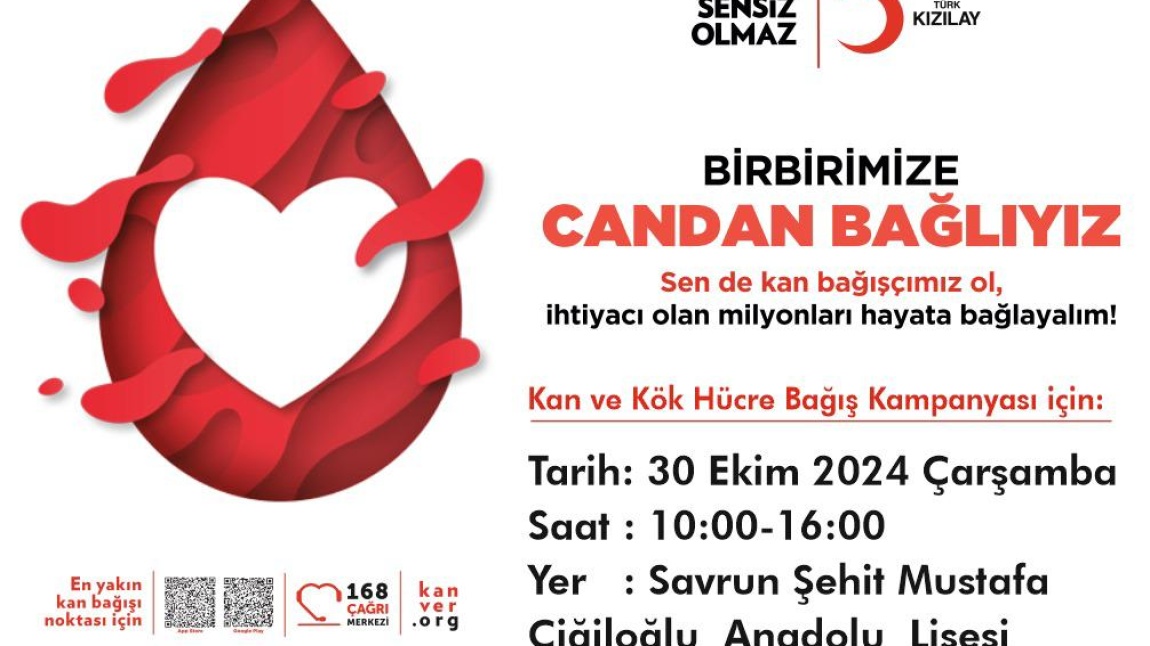 OKULUMUZDA KAN BAĞIŞI KAMPANYASI